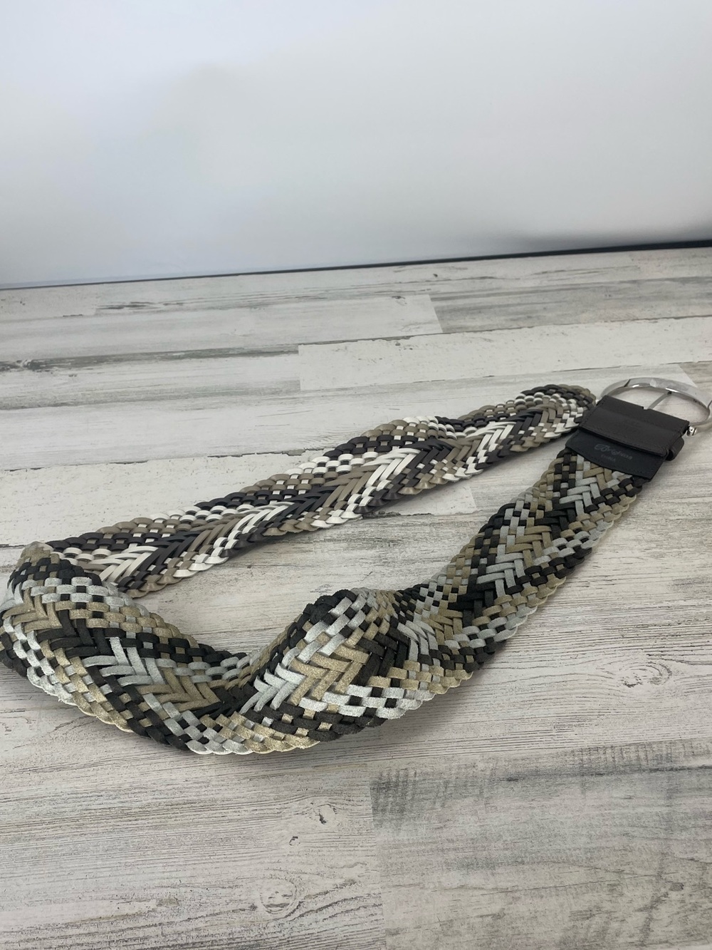Brighton Woven Leather Wide Women's Belt Size  XXL